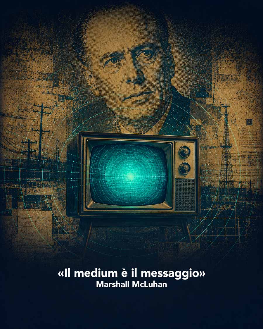 Marshall McLuhan - Il Medium è il messaggio. - Ante Digitam - AI ACT Space