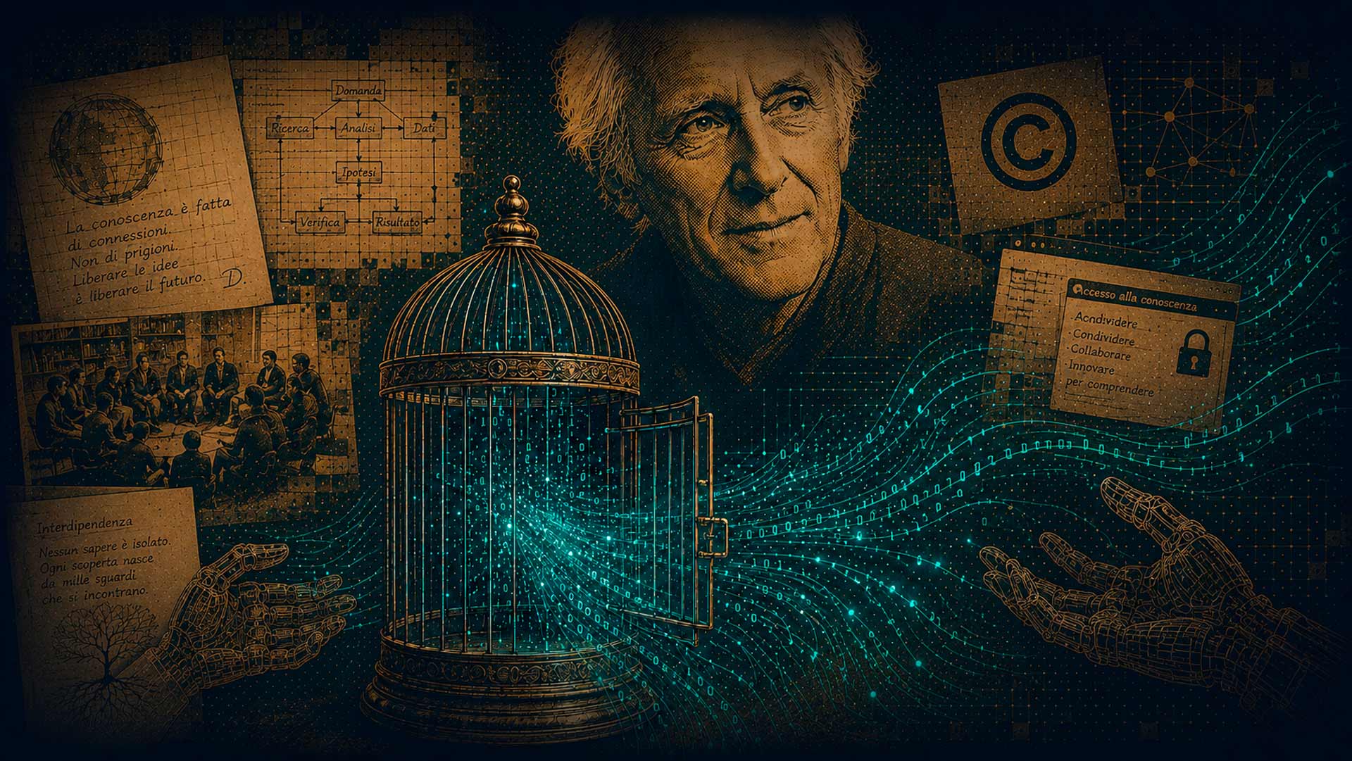 L'informazione vuole essere libera: ma la frase di Stewart Brand è monca. La versione completa spiega i dilemmi dell'AI di oggi